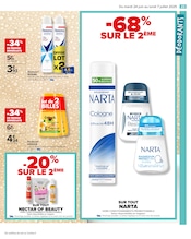 Promos Narta dans le catalogue "La beauté SANS MODÉRATION" de Carrefour à la page 25 Promos Narta dans le catalogue "La beauté SANS MODÉRATION" de Carrefour à la page 25