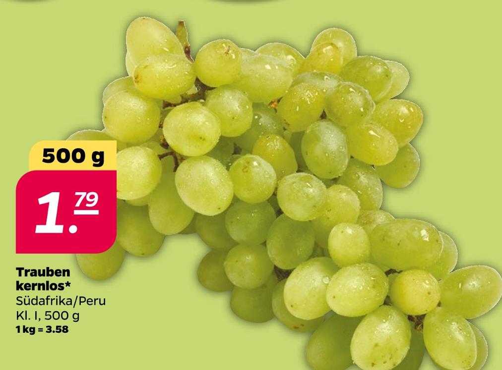 Trauben kernlos