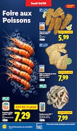 Offre Crevettes Crues dans le catalogue Lidl du moment à la page 6