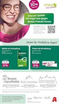 Aktueller mea - meine apotheke Prospekt "Unsere August-Angebote" Seite 1 von 4 Seiten für Vohenstrauß