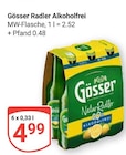 Aktuelle Radler Angebote bei GLOBUS in Erfurt Aktuelles Radler Alkoholfrei Angebot bei GLOBUS in Erfurt ab 4,99 €