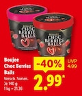 Choc Berries Balls Angebote von Boujee bei Lidl Bremen für 2,99 €