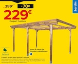 Carport 1 voiture - Stelmet en promo chez Castorama Boulogne-Billancourt à 229,00 €