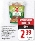 Vegetarische Mühlenfrikadellen, Würstchen oder Salami Minis von Rügenwalder Mühle für 2,39 € bei E center im Angebot Vegetarische Mühlenfrikadellen, Würstchen oder Salami Minis von Rügenwalder Mühle im aktuellen E center Prospekt