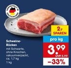 Schweine-Rücken Angebote bei Netto Marken-Discount Pforzheim für 3,99 €