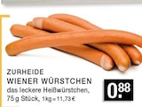 Wiener Würstchen im Angebot bei EDEKA in Bottrop Wiener Würstchen Angebote von Zurheide bei EDEKA Bottrop für 0,88 €