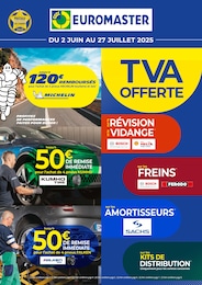 Prospectus Garages & Automobile de Euromaster à Bordeaux: "EUROMASTER", 9 pages, 23/06/2025 - 29/06/2025
