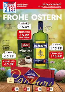 Travel FREE Prospekt FROHE OSTERN mit 10 Seiten