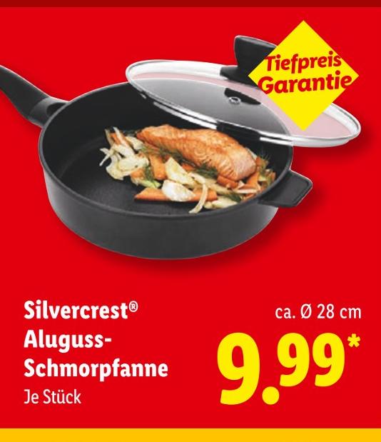 Aluguss-Schmorpfanne