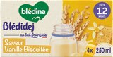 Blédidej Croissance Biscuité Saveur Vanille - Blédina dans le catalogue Intermarché Hyper