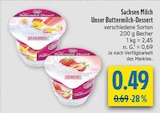 Rhabarber Buttermilch-Dessert von Sachsen Milch im aktuellen diska Prospekt für 0,49 €