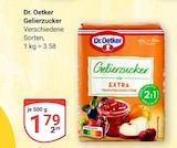 Gelierzucker im Angebot bei GLOBUS in Salzgitter Gelierzucker Angebote von Dr. Oetker bei GLOBUS Salzgitter für 1,79 €
