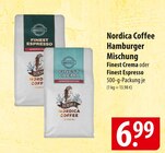 Nordica Coffee Hamburger Mischung im Angebot bei famila Nordost in Langenhagen Nordica Coffee Hamburger Mischung Angebote bei famila Nordost Langenhagen für 6,99 €