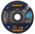 Disque Acier Ø 125 mm - RHODIUS en promo chez Rural Master Perpignan à 2,20 €