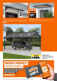 Carport Angebot im aktuellen OBI Prospekt auf Seite 15