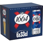 Bière blonde - 1664 en promo chez Carrefour Market Bière blonde - 1664 dans le catalogue Carrefour Market