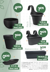 Promos Pot Suspendu dans le catalogue "Autour du Potager" de B&M à la page 20