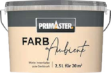Farbambiente im Angebot bei Globus-Baumarkt in Erftstadt Farbambiente Angebote von Primaster bei Globus-Baumarkt Erftstadt für 25,99 €
