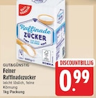 Feiner Raffinadezucker von Gut & Günstig für 0,99 € bei EDEKA im Angebot Feiner Raffinadezucker von Gut & Günstig im aktuellen EDEKA Prospekt