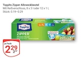 Zipper Allzweckbeutel Angebote von Toppits bei GLOBUS Frechen für 2,29 €