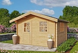 Blockbohlenhaus „Spree“ von Mr. Gardener im aktuellen Hagebaumarkt Prospekt für 1.399,00 €