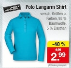 Zimmermann Magdeburg - Polo Langarm Shirt Angebot im Prospekt Polo Langarm Shirt bei Zimmermann im Magdeburg Prospekt für 2,99 €