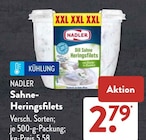 Sahne-Heringsfilets von Nadler im aktuellen ALDI SÜD Prospekt für 2,79 €