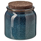 Dose mit Deckel blau von BRUGDHAJ für 9,99 € bei IKEA im Angebot Dose mit Deckel blau von BRUGDHAJ im aktuellen IKEA Prospekt