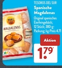 Spanische Magdalenas von Tesoros del Sur im aktuellen ALDI SÜD Prospekt für 1,79 €