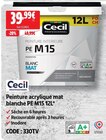 Promo Peinture acrylique mat blanche PE M15 12L à 39,99 € dans le catalogue Screwfix à Wasquehal