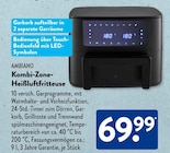 Kombi-Zone-Heißluftfritteuse von Ambiano für 69,99 € bei ALDI SÜD im Angebot Kombi-Zone-Heißluftfritteuse von Ambiano im aktuellen ALDI SÜD Prospekt