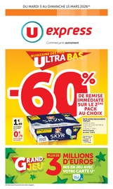 Prospectus Supermarchés U Express en cours à Pau et alentours, "U Express", 28 pages, 03/03/2026 - 15/03/2026 Catalogue Supermarchés U Express en cours à Pau et alentours, "U Express", 28 pages, 03/03/2026 - 15/03/2026