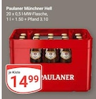Münchner Hell Angebote von Paulaner bei GLOBUS Weinheim für 14,99 €