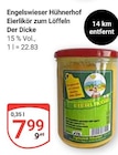 Eierlikör zum Löffeln Der Dicke Angebote von Engelswieser Hühnerhof bei GLOBUS Zwickau für 7,99 €