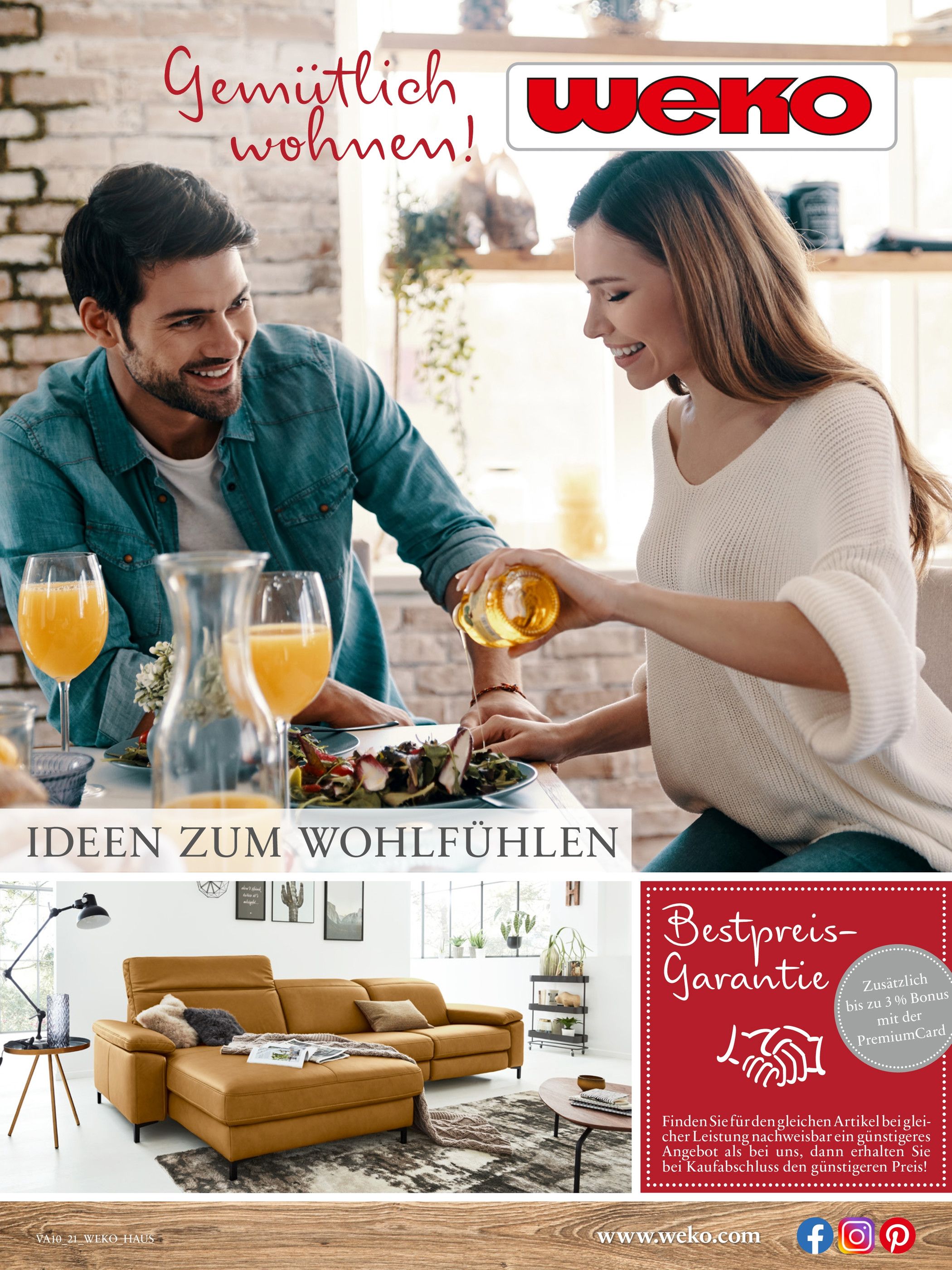 WEKO Wohnen Prospekt für Mühldorf mit 24 Seiten WEKO Wohnen Prospekt für Mühldorf: "Aktuelle Angebote", 24 Seiten, 06.10.2021 - 24.10.2021