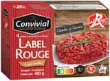 Steak haché charolais label rouge surgelés - CONVIVIAL en promo chez Intermarché Steak haché charolais label rouge surgelés - CONVIVIAL dans le catalogue Intermarché