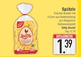 Spätzle von  im aktuellen EDEKA Prospekt für 1,39 €