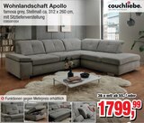 Wohnlandschaft Apollo im Angebot bei Die Möbelfundgrube in Trier Wohnlandschaft Apollo Angebote von Couchliebe bei Die Möbelfundgrube Trier für 1.799,99 €