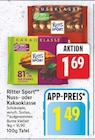 Nuss- oder Kakaoklasse von Ritter Sport im aktuellen E center Prospekt