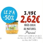 Maïs Doux au Naturel - Priméal dans le catalogue Naturalia