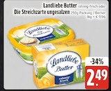 Butter oder Die Streichzarte von Landliebe im aktuellen EDEKA Prospekt für 2,49 €