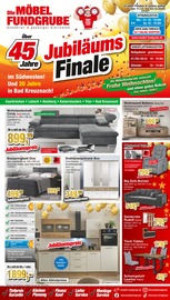 Sofa im Die Möbelfundgrube Prospekt in Neunkirchen Aktueller Die Möbelfundgrube Prospekt mit Sofa, "Jubiläums Finale", Seite 1