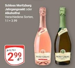 Jahrgangssekt Angebote von Schloss Moritzburg bei GLOBUS Frankenthal für 2,99 €
