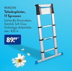 Teleskopleiter, 11 Sprossen im Angebot bei ALDI SÜD in Leonberg Teleskopleiter, 11 Sprossen Angebote von WORKZONE bei ALDI SÜD Leonberg für 89,99 €
