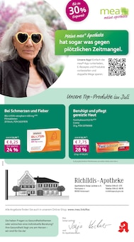 Aktueller mea - meine apotheke Prospekt "Unsere Juli-Angebote" Seite 1 von 4 Seiten