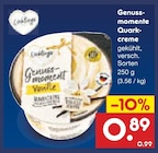 Genussmomente Quarkcreme Angebote bei Netto Marken-Discount Trier für 0,89 €