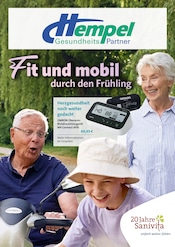 Blutdruckmessgerät im Hempel GesundheitsPartner GmbH Prospekt in Berlin Aktueller Hempel GesundheitsPartner GmbH Prospekt mit Blutdruckmessgerät, "Fit und mobil durch den Frühling", Seite 1