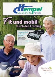Blutdruckmessgerät im Hempel GesundheitsPartner GmbH Prospekt "Fit und mobil durch den Frühling" mit 6 Seiten (Berlin)