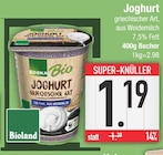 Joghurt griechischer Art von Edeka Bio im aktuellen EDEKA Prospekt für 1,19 €