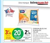 Cordon bleu x4 surgelés - VOLAÉ en promo chez Intermarché Nîmes à 2,76 €